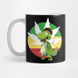 Reggae Dinosaur T Rex Mug